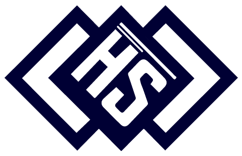 a dark blue and white website logo with HS as the main Text for the Have Sites branding